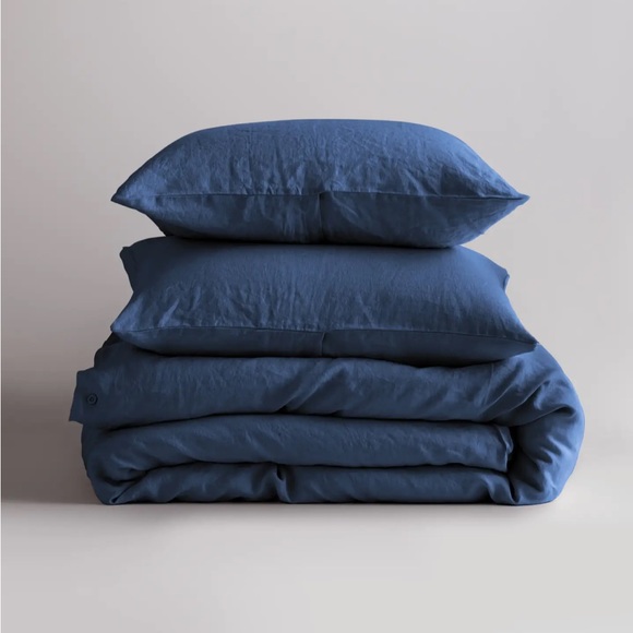 Quince Bedding New Quince European Flax Linen King Duvet Cover Set